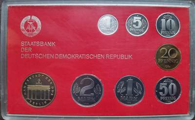 东德民主德国1984年精制套币 Proof set - 东德民主德国1984年精制套币 Proof set