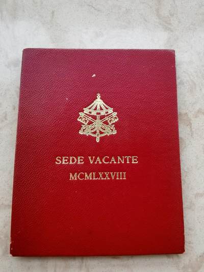 道一币馆币章第七十四场 - 原包装 梵蒂冈1978年第一次缺位500里拉纪念银币