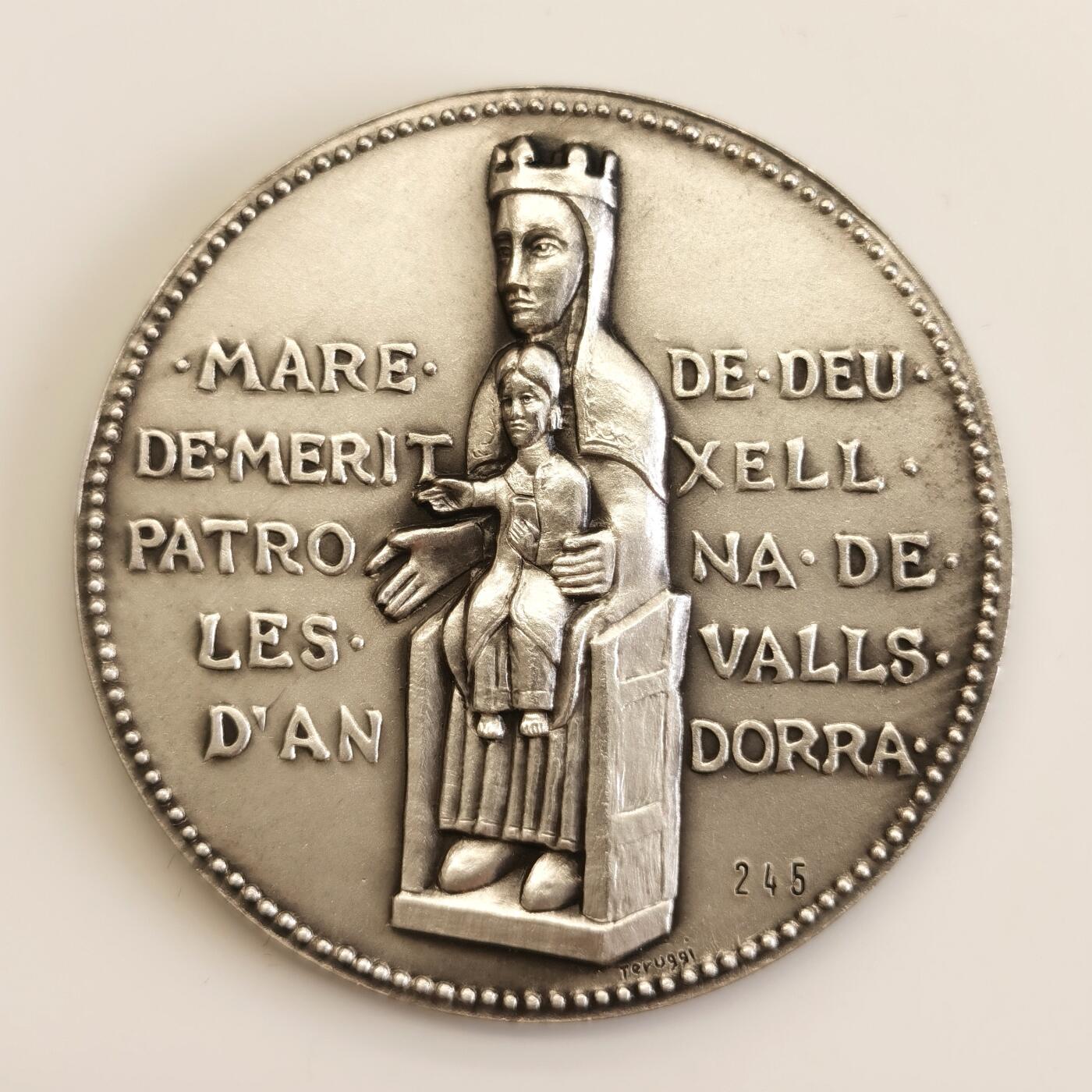 【麦稀奇世界钱币展】博洋堂“流萤染夏”六月精品专场暨第081期（全场包邮） 1972年梅里特塞尔保护区落成典礼奖章。直径50毫米，50克，含银千分之800，发行量仅800件