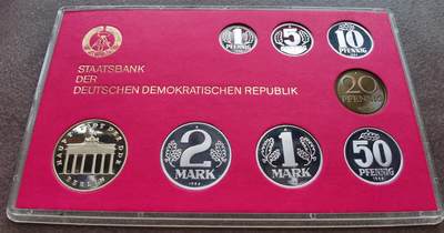 东德1986年精制套币 Proof set - 东德1986年精制套币 Proof set