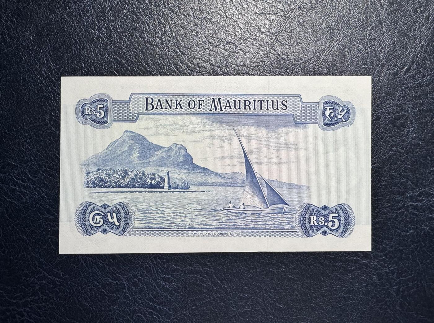 收藏联盟Quantum Auction 第353期拍卖  毛里求斯1967年5卢比 品相UNC 角微瑕 