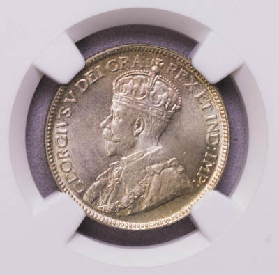 NGC-MS65 1919英属塞浦路斯乔五9皮阿斯特银币 顶级品 - NGC-MS65 1919英属塞浦路斯乔五9皮阿斯特银币 顶级品