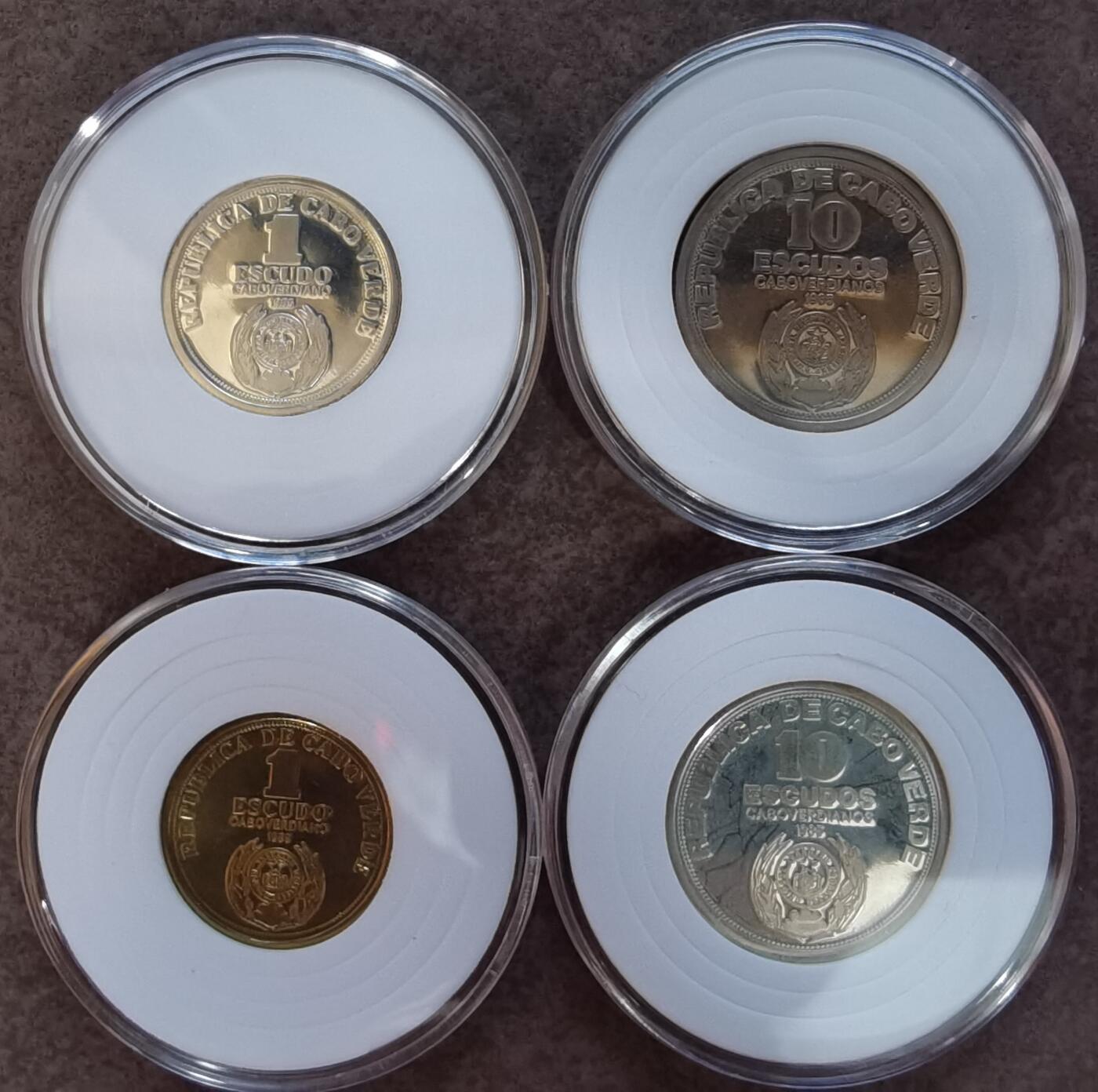 佛得角1985年精制套币2套 Proof set