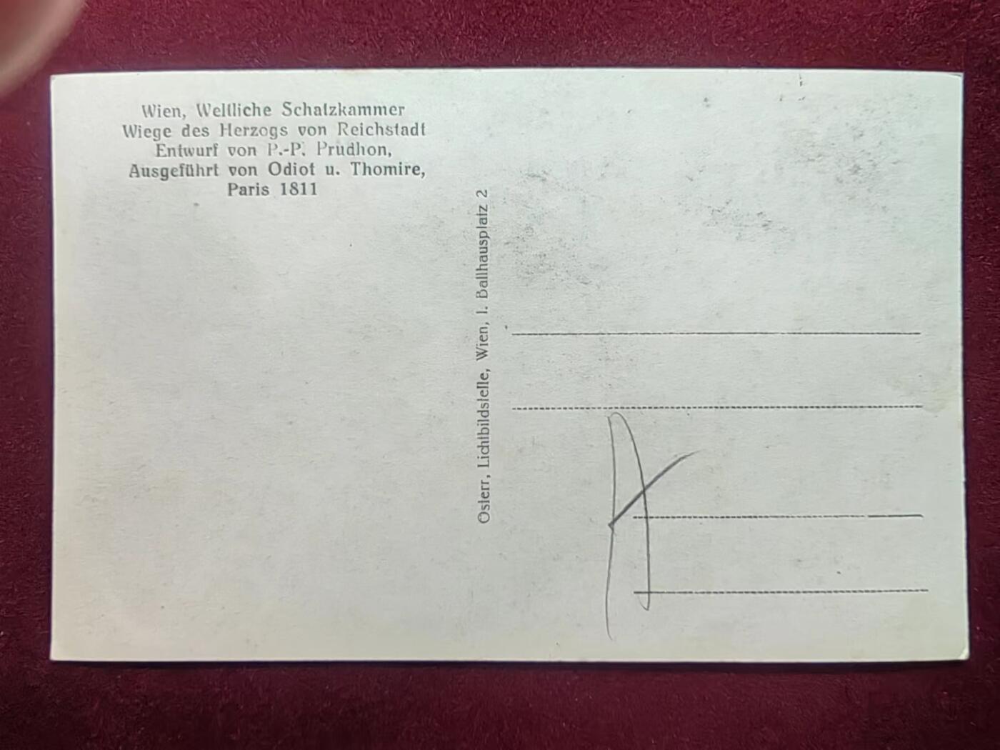 联合阁邮币社™ ——“古典明信片专场” 施塔特公爵的摇篮