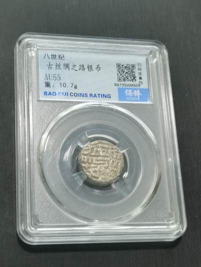 臻藏泉阁国内外钱币 - 公元八世纪古丝绸之路银币