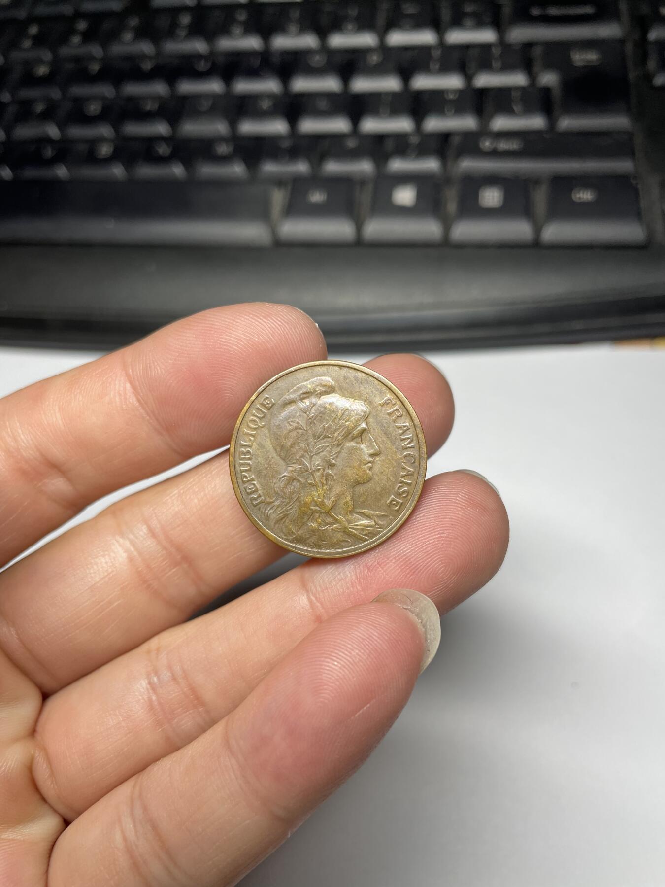 2024年集古藏今外币拍卖第九期-第1场—（总第81拍） 1915年法国5生丁