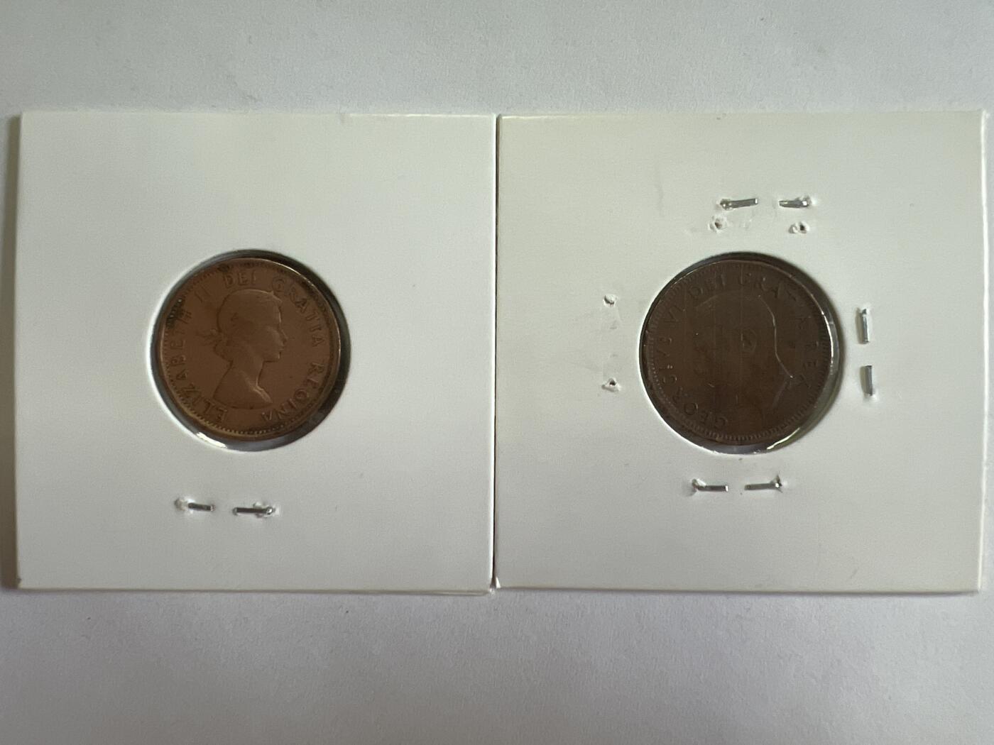 第627期 硬币专场 （无押金，捡漏，全场50包邮，偏远地区除外，接收代拍业务） 加拿大一分两枚