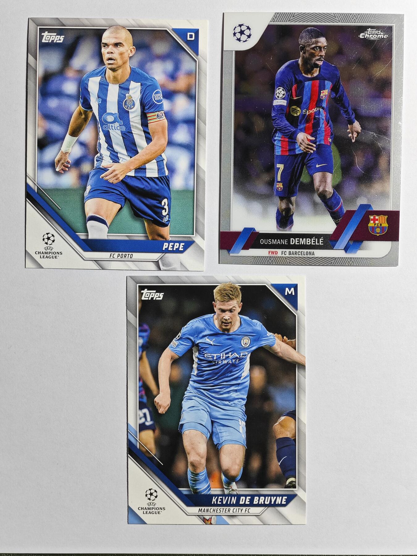 【德藏】卡牌拍卖 🧲第15期 (征集拍品中,欢迎联系客服🤝）  Topps 多年份 欧冠 德甲 11张一组 已装全新卡膜