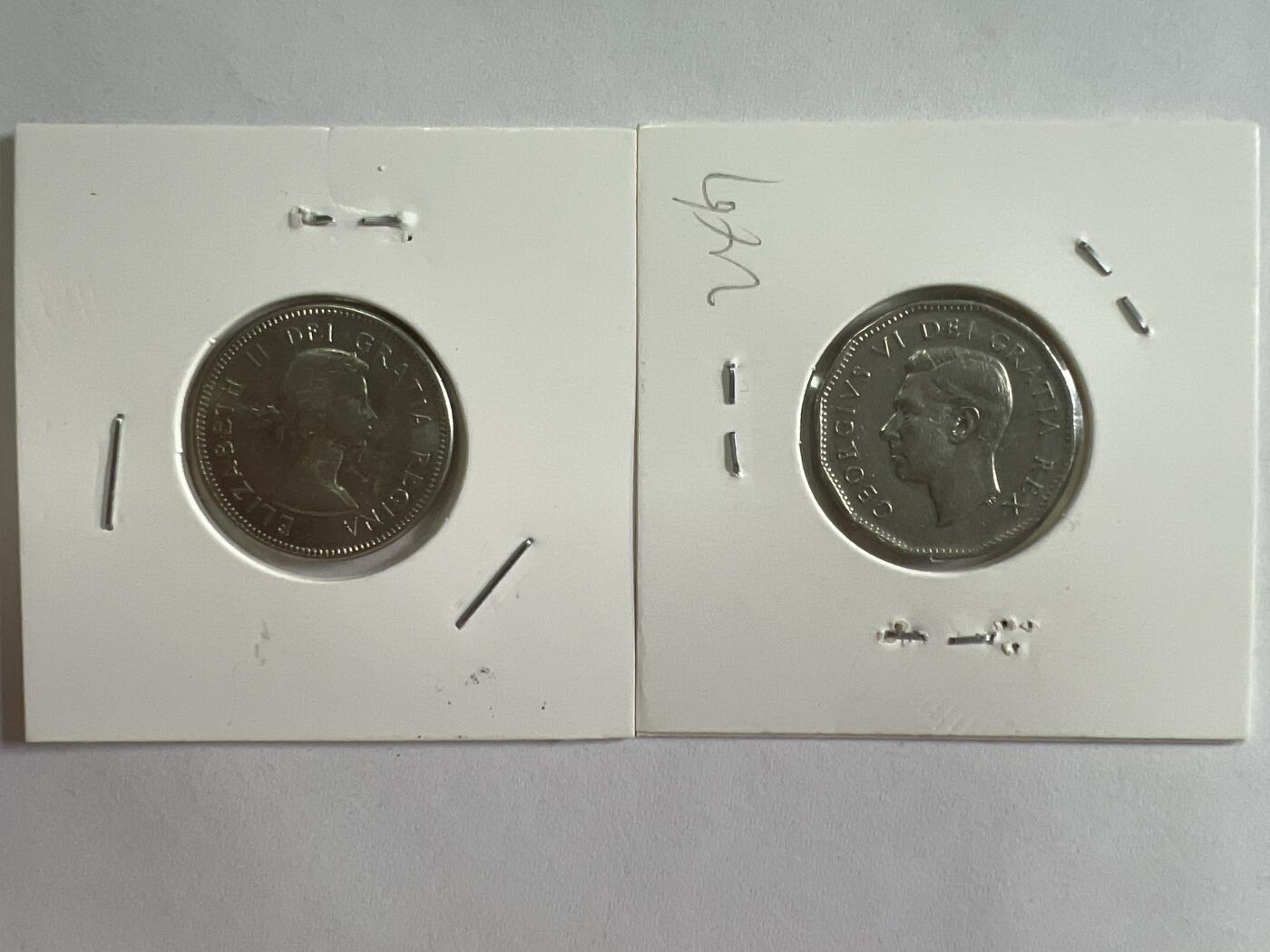 第628期 硬币专场 （无押金，捡漏，全场50包邮，偏远地区除外，接收代拍业务） 加拿大五分两枚