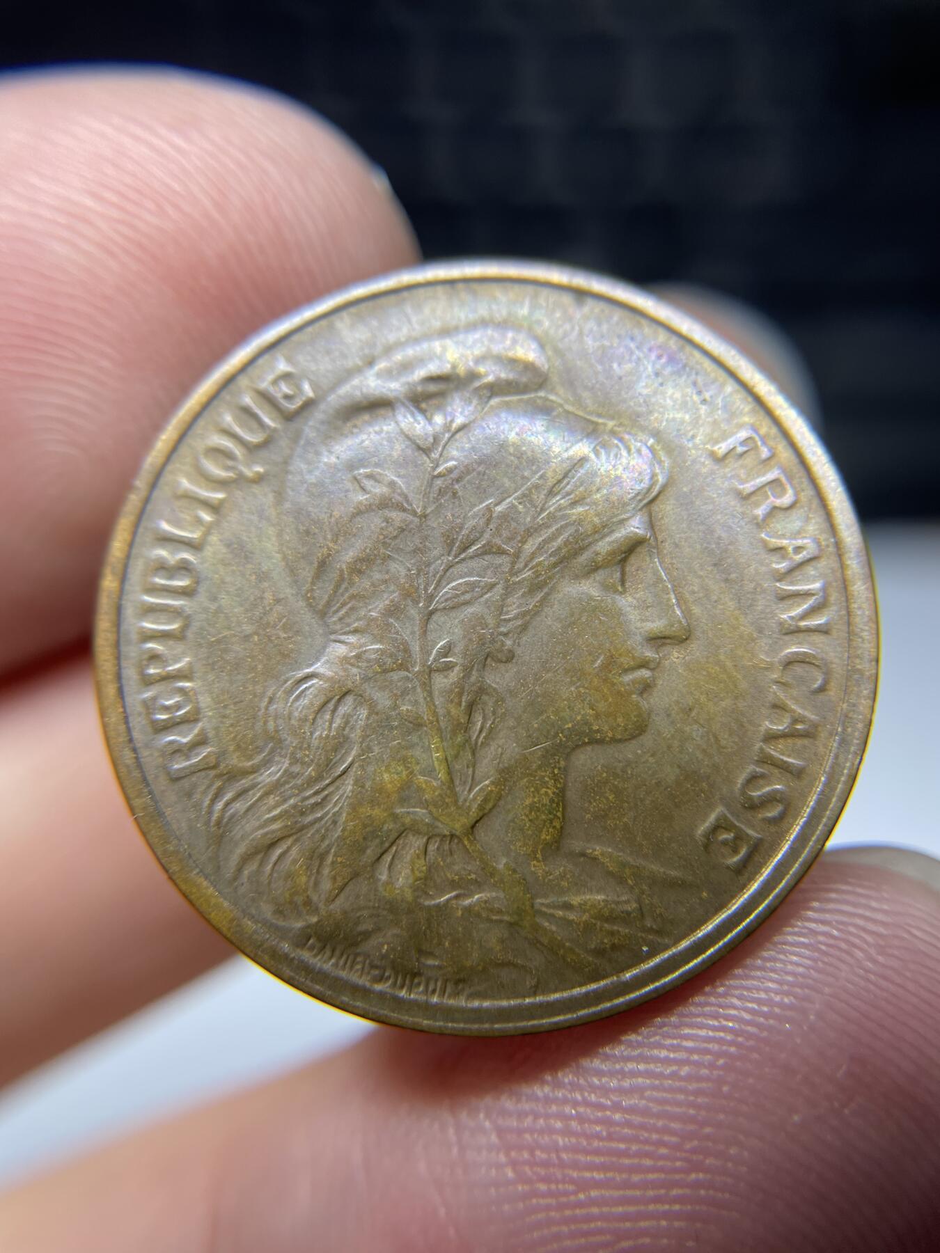 2024年集古藏今外币拍卖第九期-第1场—（总第81拍） 1915年法国5生丁