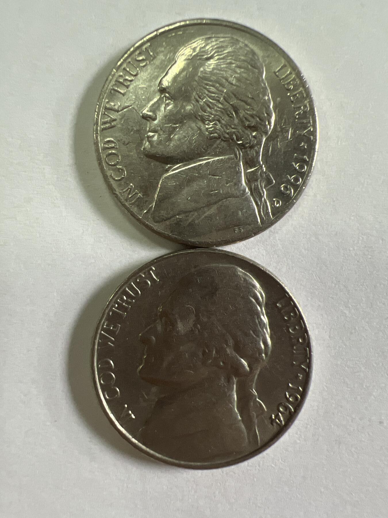 第628期 硬币专场 （无押金，捡漏，全场50包邮，偏远地区除外，接收代拍业务） 美五分两枚