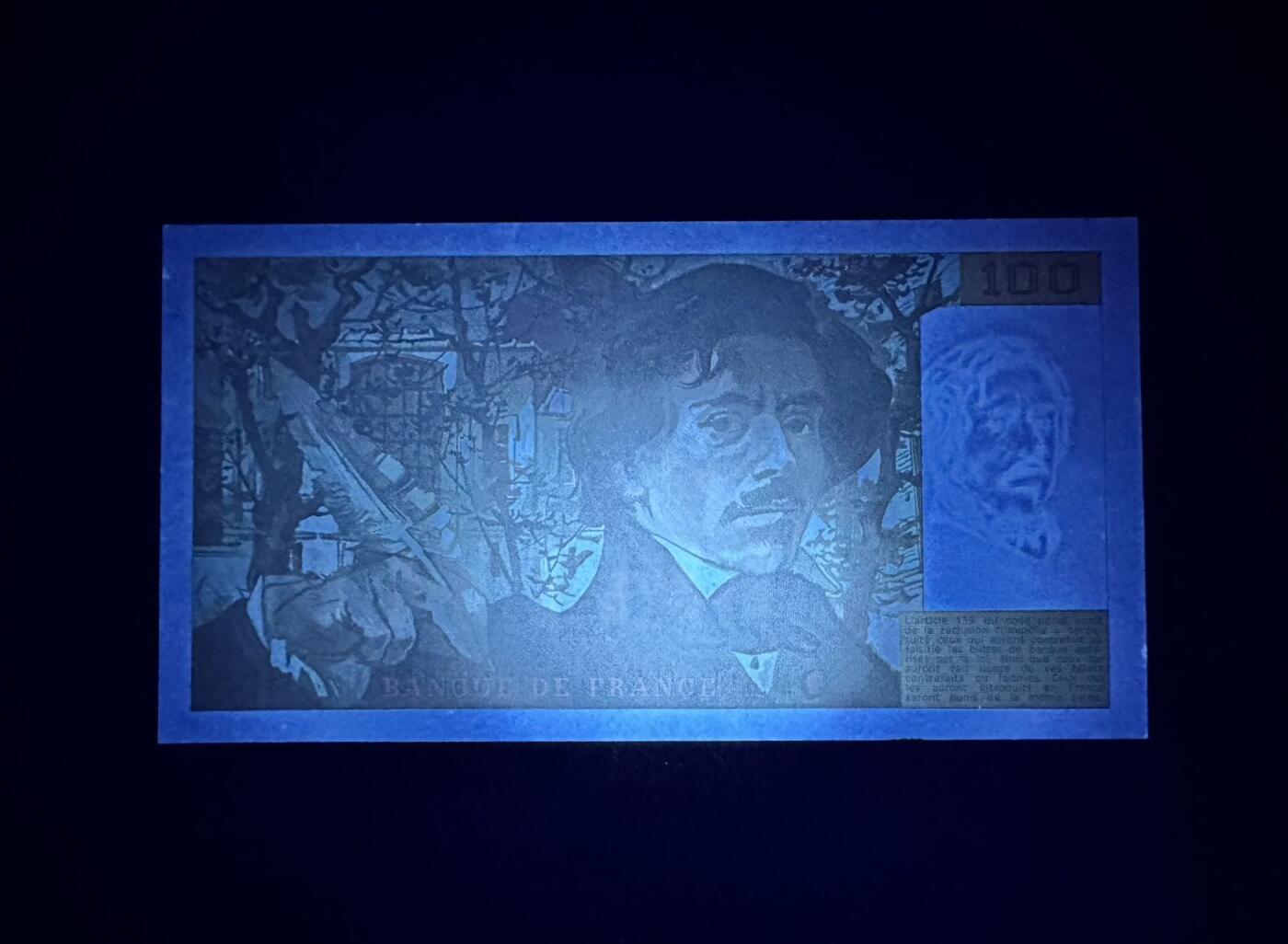 收藏联盟Quantum Auction 第353期拍卖  法国1993年100法郎 品相UNC- 细节如图 自由引导人民 号码无4