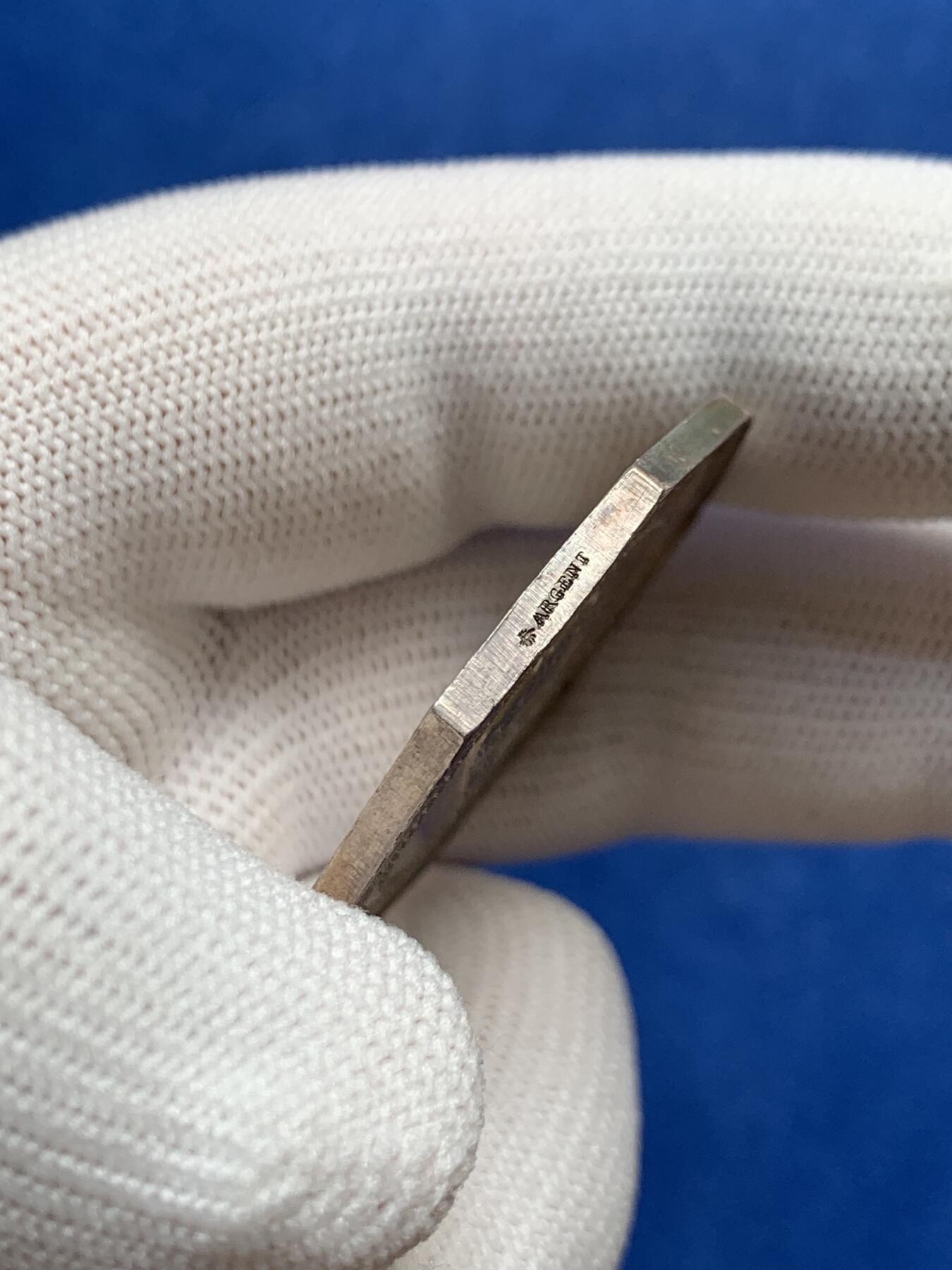 《竞宝斋》第281场- 周日，周一 ，周二3场连拍 （全场包邮） 法国勒阿弗尔私人保险八角银jeton，36mm，19.12克，蜜蜂+ARGENT边铭