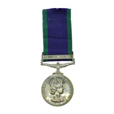 勋章奖章交易所6月15日麦稀奇展会拍卖 - 英国常规服役奖章，北爱尔兰勋条