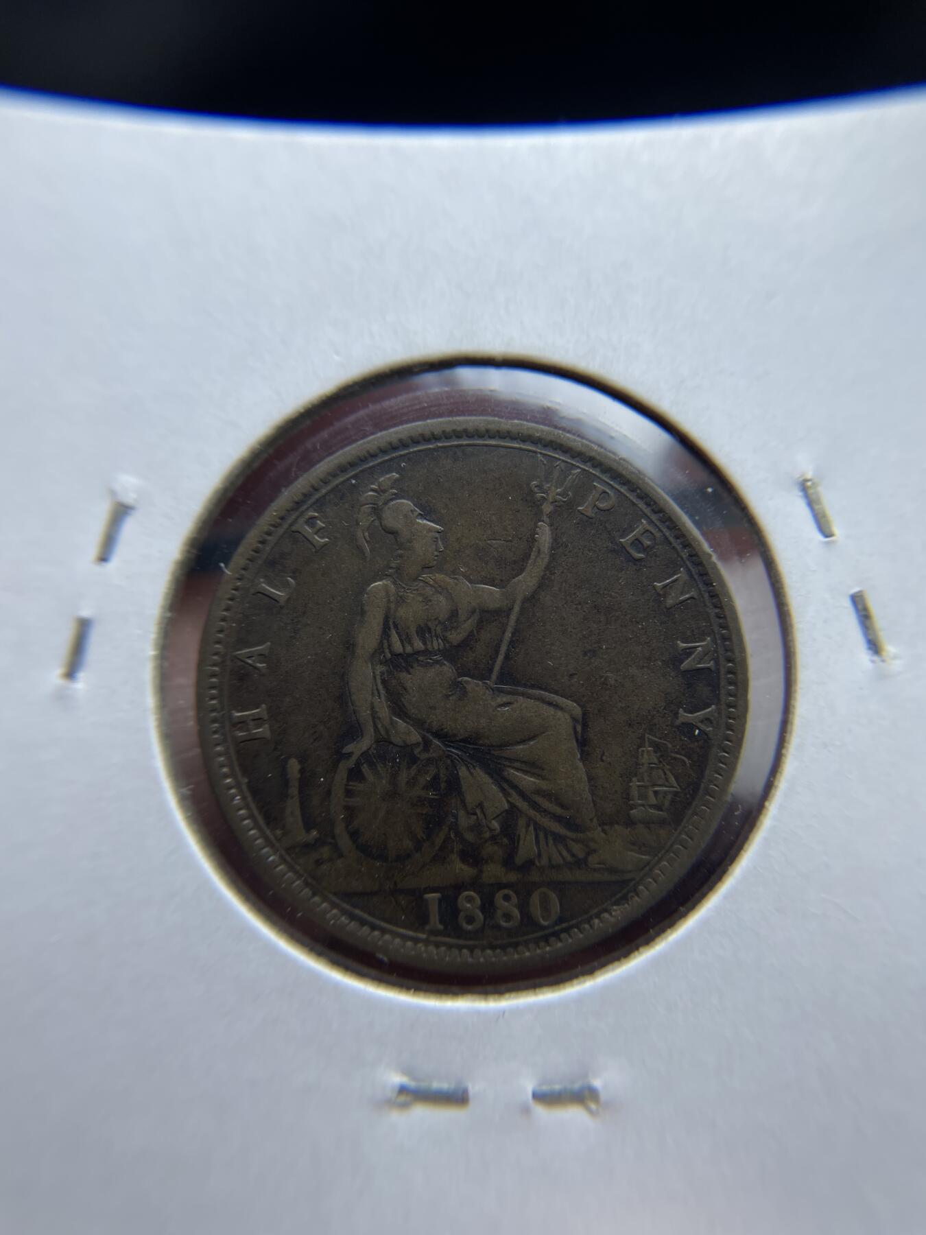 2024年集古藏今外币拍卖第九期-第2场—（总第82拍） 1880年英国半便士