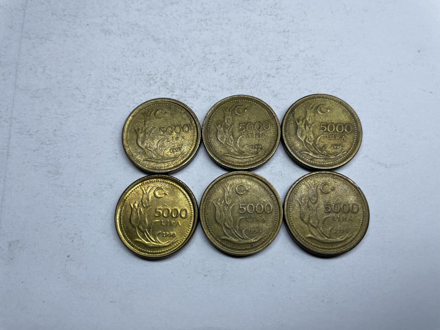 2024年集古藏今外币拍卖第九期-第3场—（总第83拍） 土耳其6枚