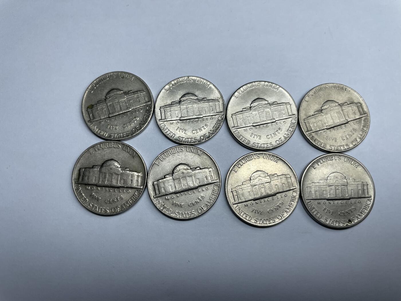 2024年集古藏今外币拍卖第九期-第2场—（总第82拍） 5美分8枚