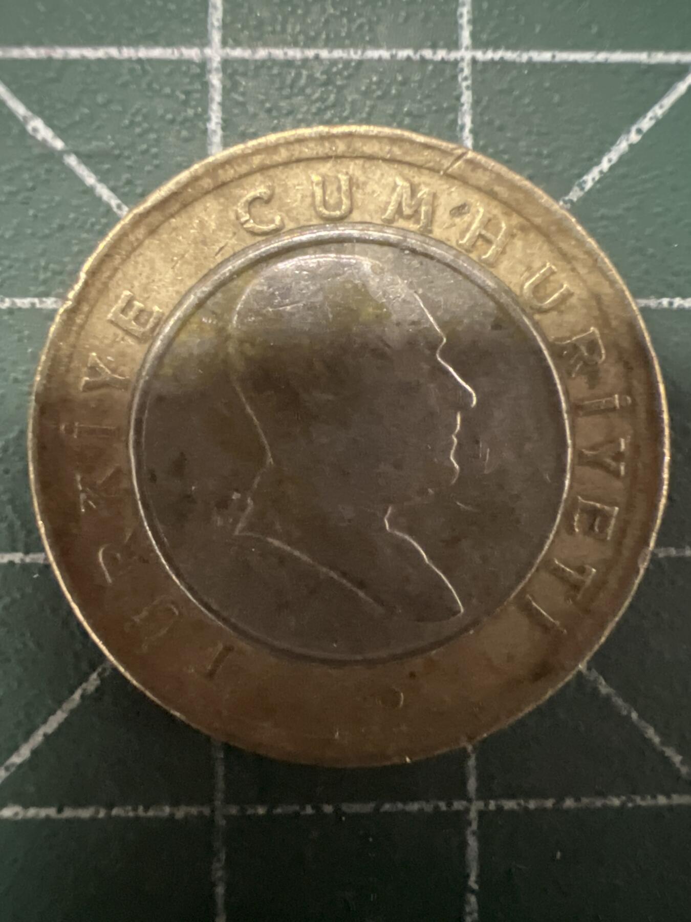 第667期 硬币专场 （无押金，捡漏，全场50包邮，偏远地区除外，接收代拍业务，本店十天发一次货） 土耳其50库鲁 双色币