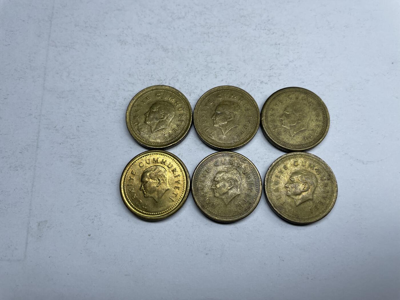 2024年集古藏今外币拍卖第九期-第3场—（总第83拍） 土耳其6枚