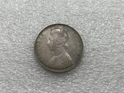 英属印度-比卡内邦1892年维多利亚女王头像1卢比银币 - 英属印度-比卡内邦1892年维多利亚女王头像1卢比银币