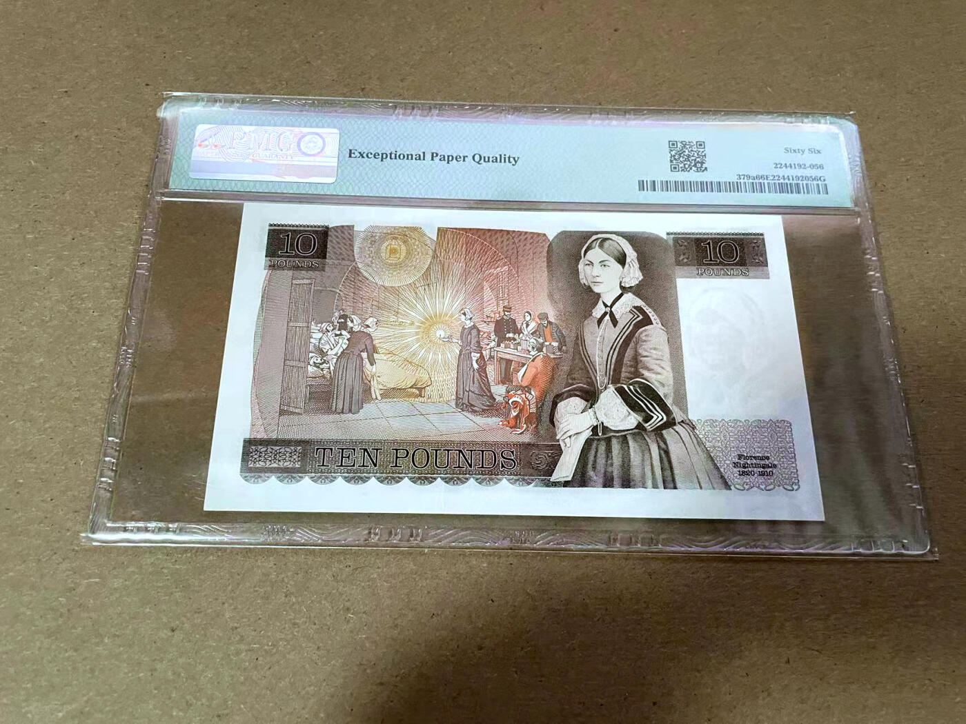 【Blue Auction】✨世界纸币精拍第492期【精】 【a版无47】英国 D序列1975-80年10镑 PMG66EPQ 