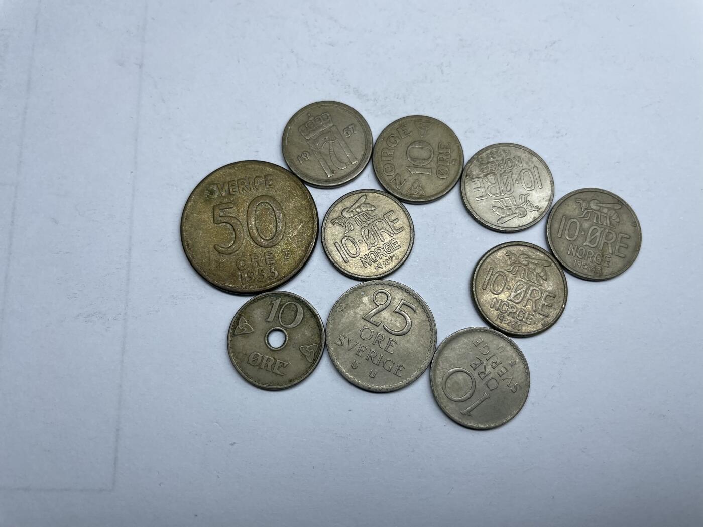 2024年集古藏今外币拍卖第九期-第3场—（总第83拍） 北欧10枚