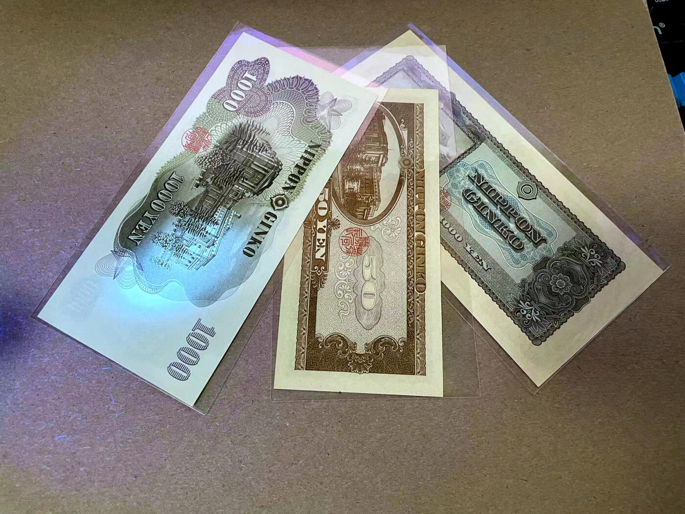 【Blue Auction】✨世界纸币精拍第492期【精】 【一组3张】日本 50-1000元一组 全新UNC