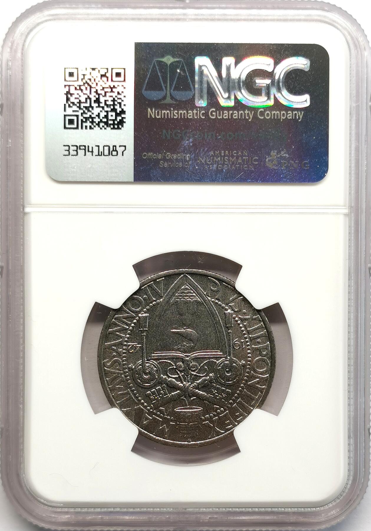 凡希社世界钱币微拍第二百七十三期 1942梵蒂冈2里拉NGC-MS65