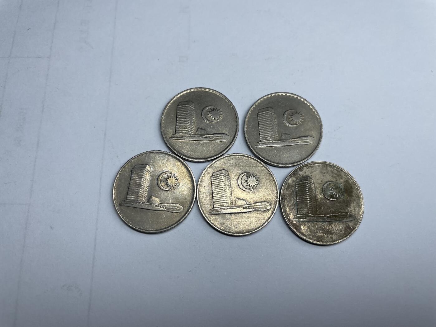 2024年集古藏今外币拍卖第九期-第3场—（总第83拍） 马来西亚20分5枚