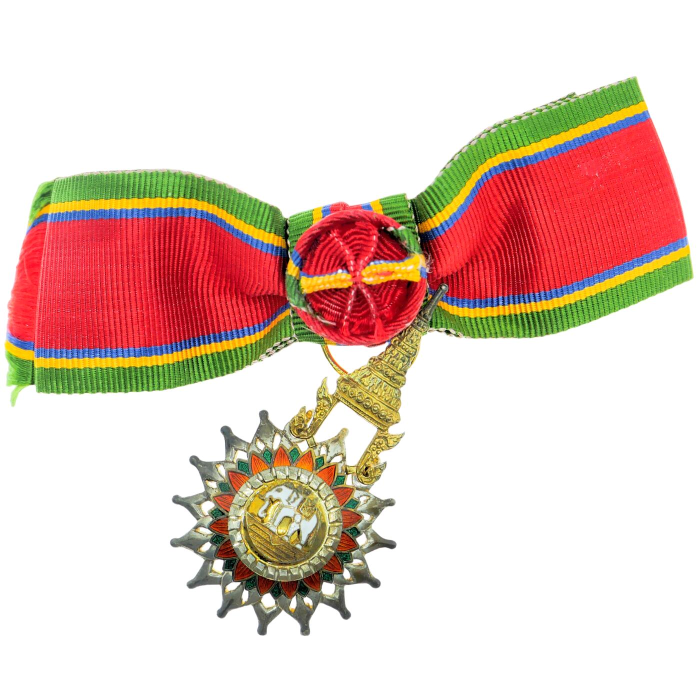 【麦稀奇世界钱币展】勋交所6月15日展会拍卖 泰国军官级白象勋章女版