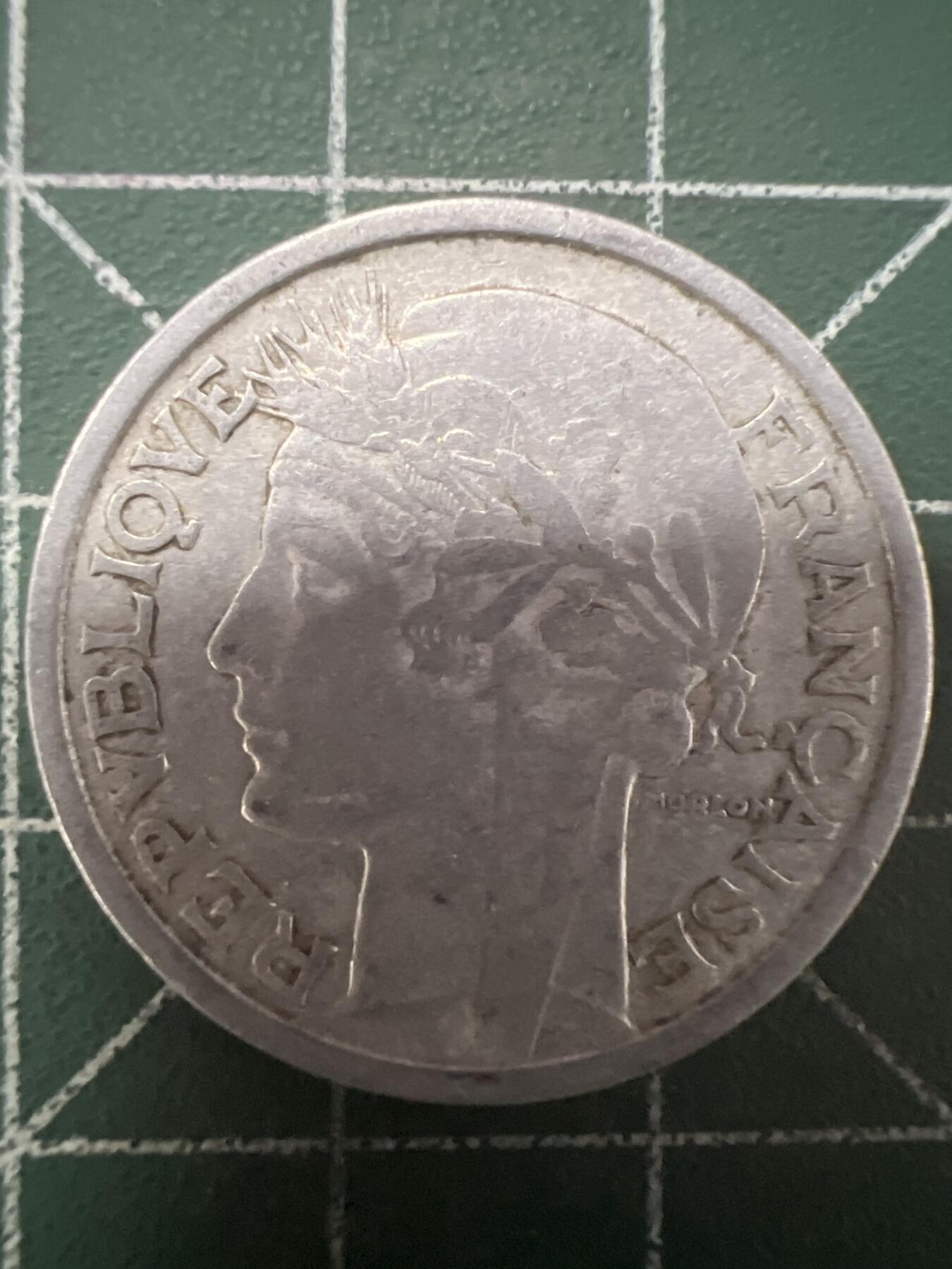 第627期 硬币专场 （无押金，捡漏，全场50包邮，偏远地区除外，接收代拍业务） 法国2法郎