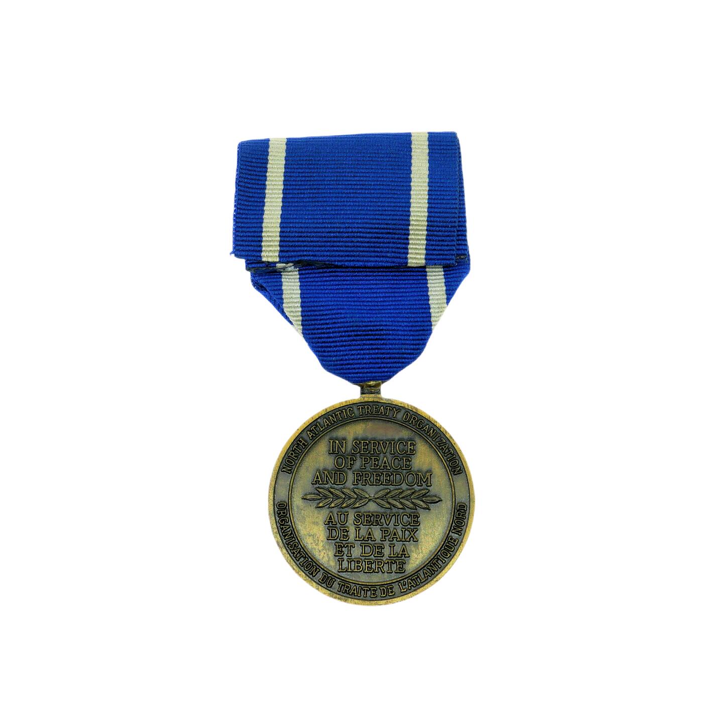 【麦稀奇世界钱币展】勋交所6月15日展会拍卖 北约奖章南斯拉夫战役条，颁发给SFOR和IFOR