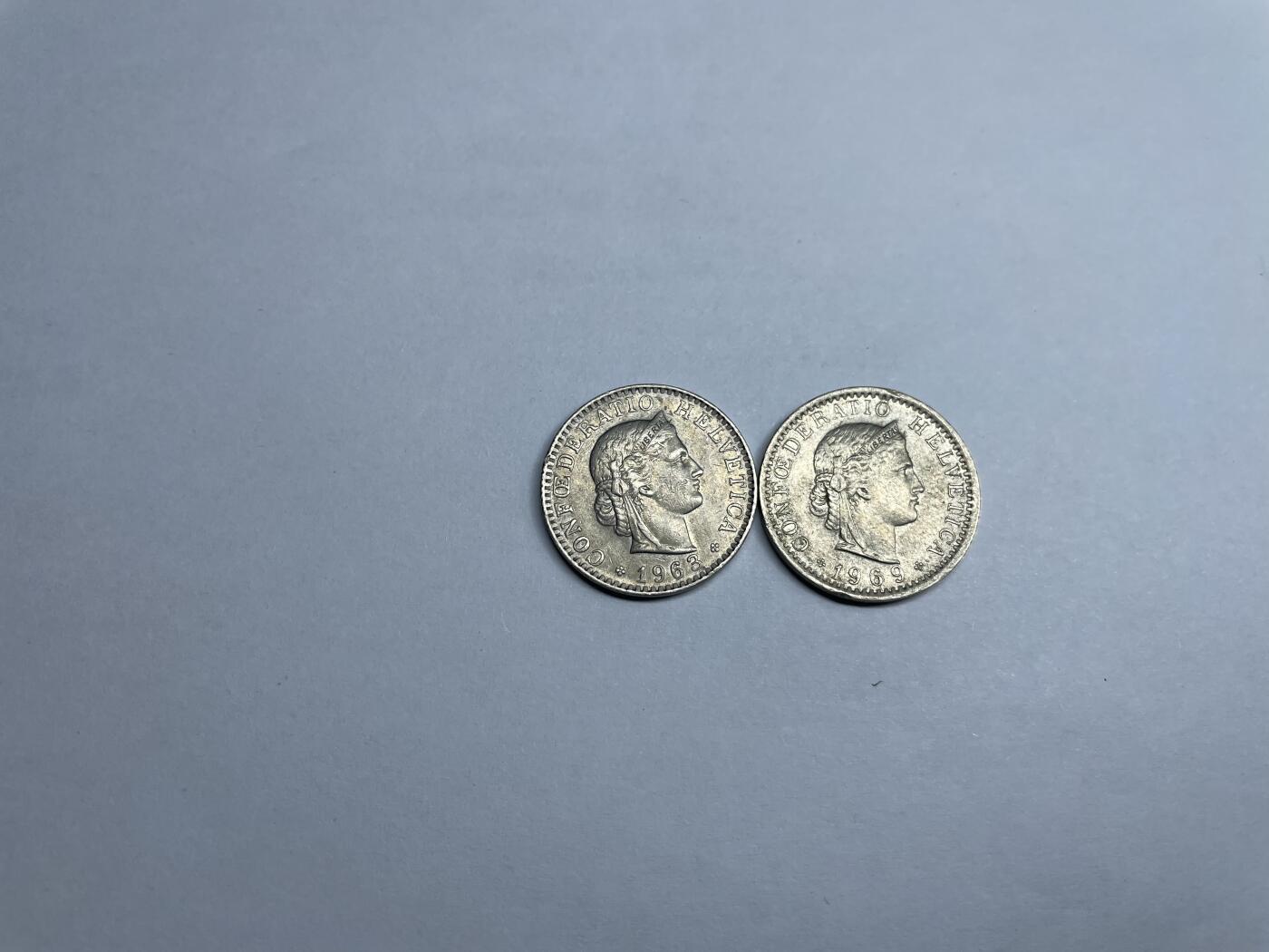 2024年集古藏今外币拍卖第九期-第2场—（总第82拍） 瑞士二十分2枚