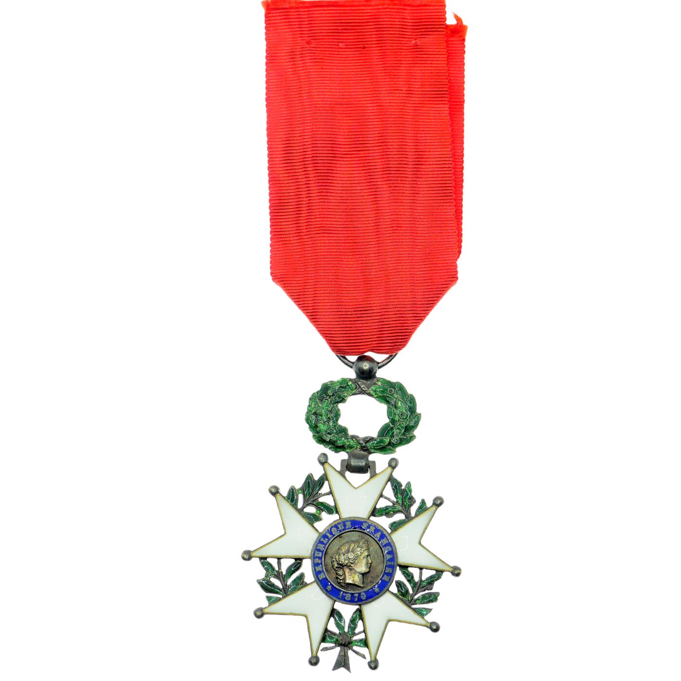 【麦稀奇世界钱币展】勋交所6月15日展会拍卖 法国骑士级荣誉军团，第三共和版，银质珐琅