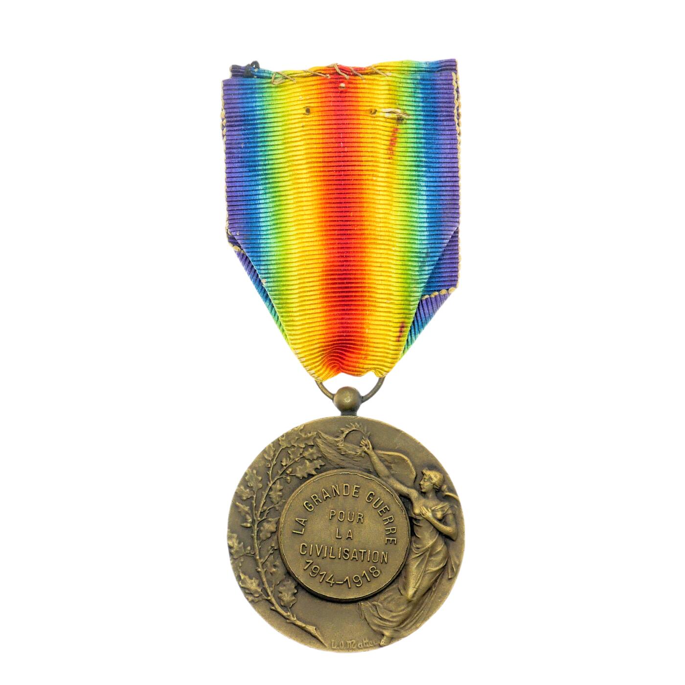 【麦稀奇世界钱币展】勋交所6月15日展会拍卖 法国一战胜利奖章，稀少庞托版本