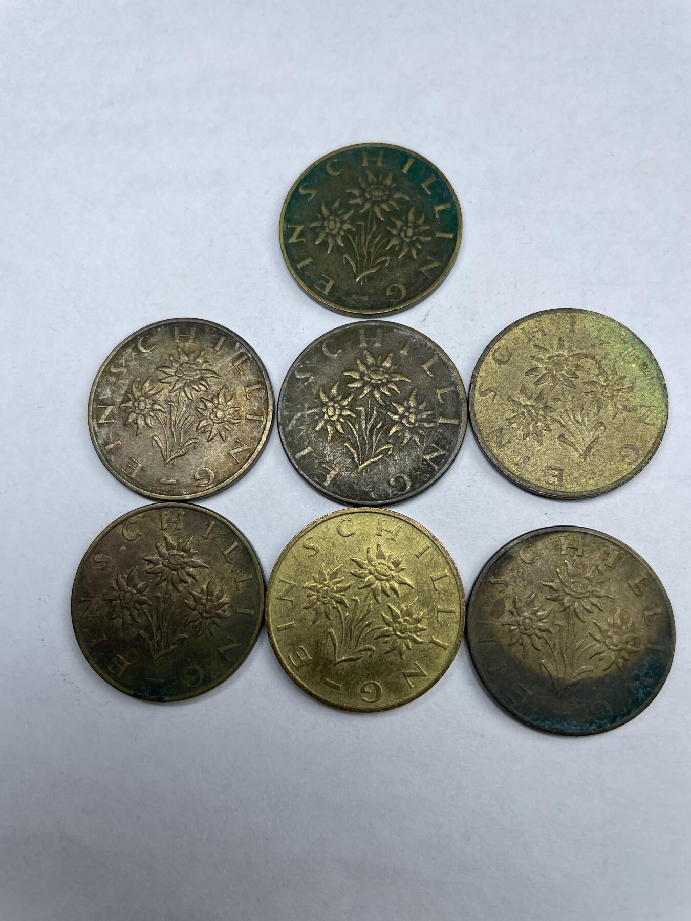 2024年集古藏今外币拍卖第九期-第3场—（总第83拍） 奥地利7枚