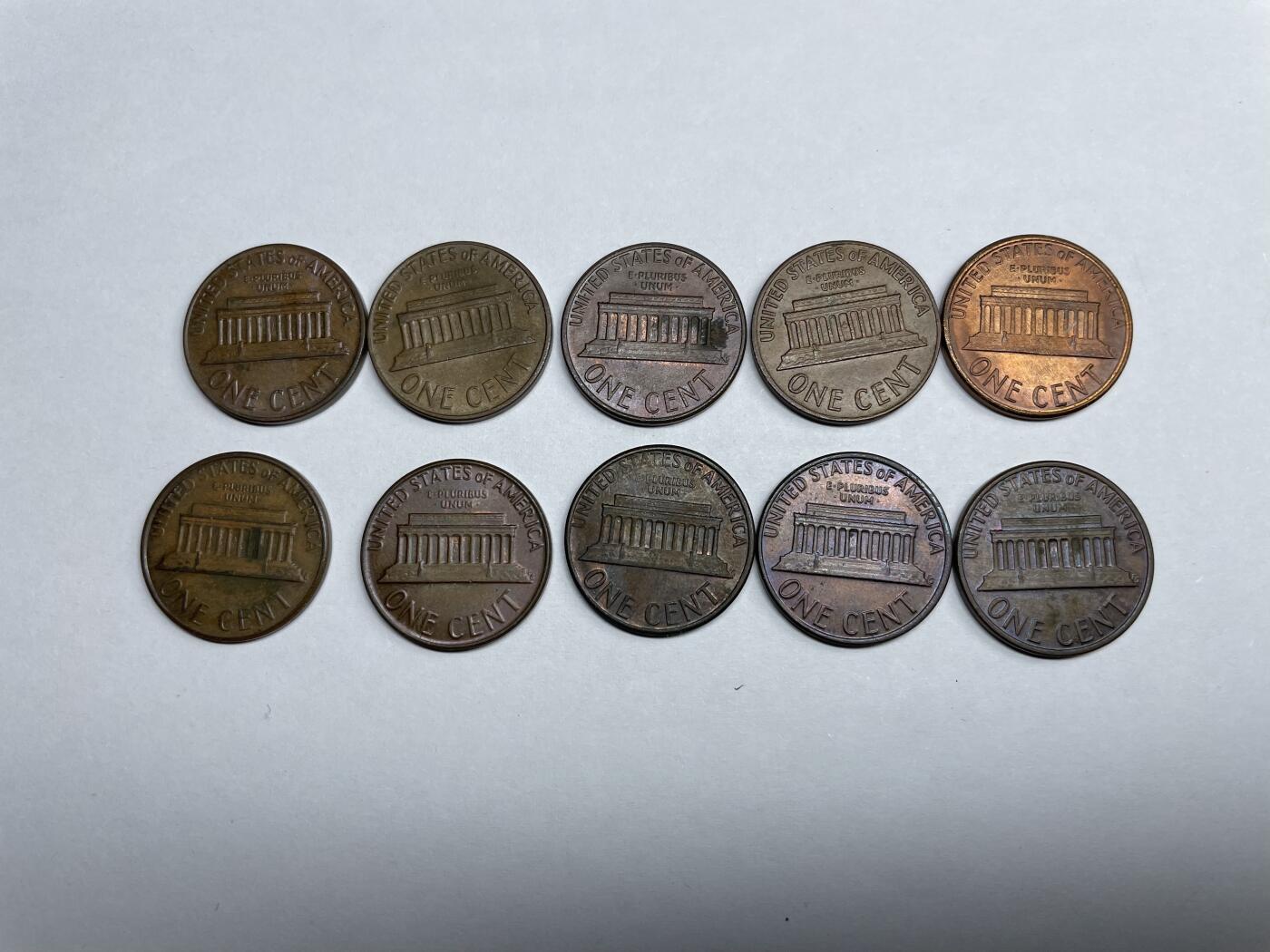 2024年集古藏今外币拍卖第九期-第2场—（总第82拍） 一美分10枚