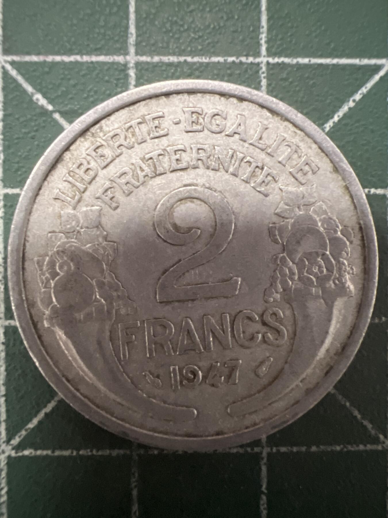 第628期 硬币专场 （无押金，捡漏，全场50包邮，偏远地区除外，接收代拍业务） 法国2法郎