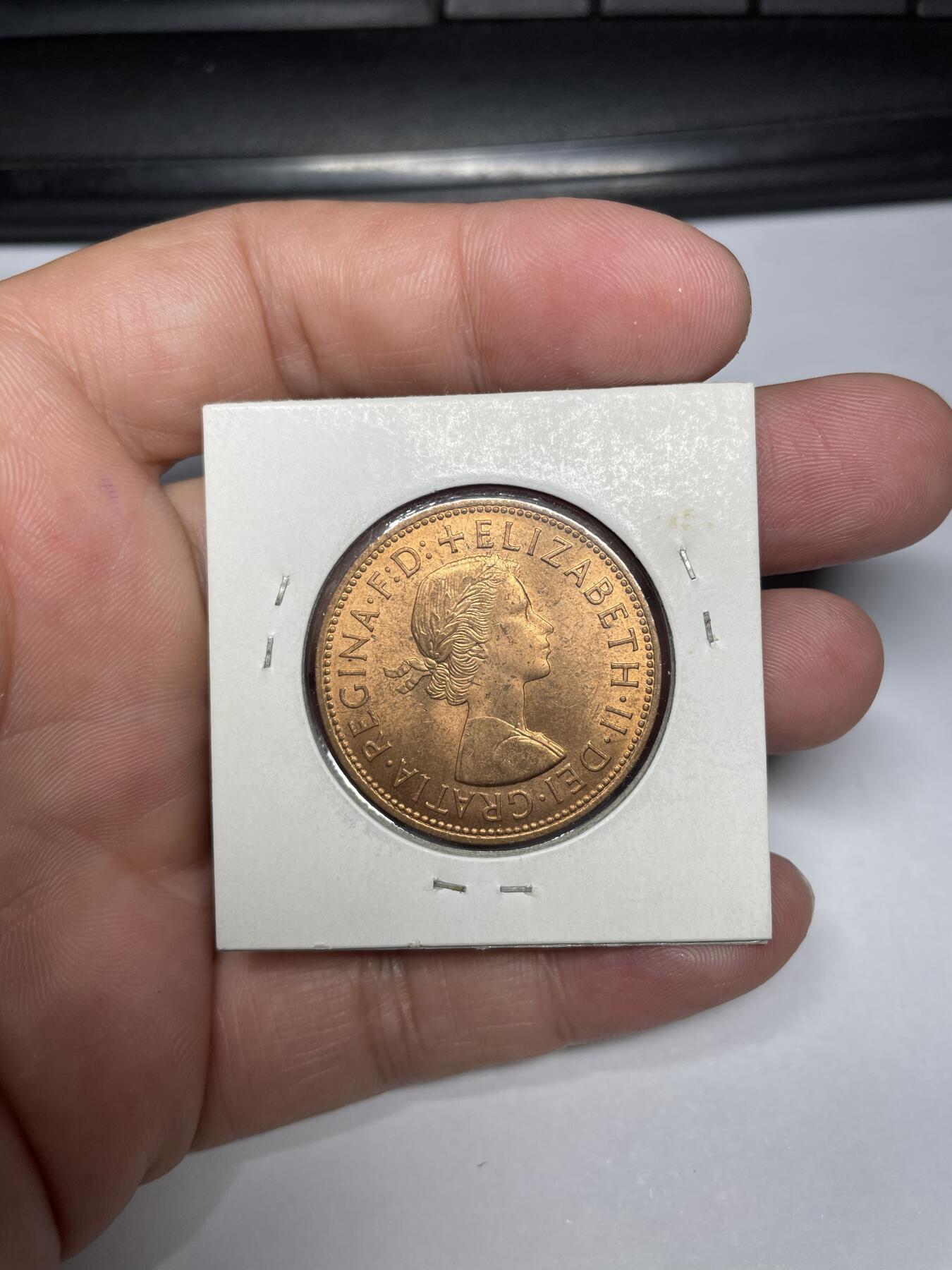 2024年集古藏今外币拍卖第九期-第2场—（总第82拍） 带光1967年英国一便士