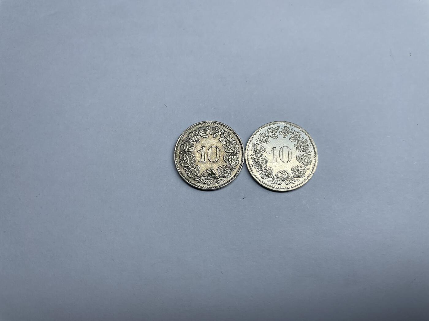 2024年集古藏今外币拍卖第九期-第2场—（总第82拍） 瑞士10分2枚