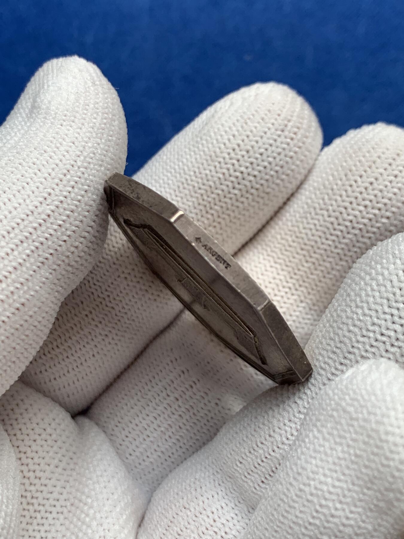 《竞宝斋》第281场- 周日，周一 ，周二3场连拍 （全场包邮） 1838年法国城市保险八角银jeton，35.1mm，19.45克，蜜蜂+ARGENT边铭（1860-1879年）