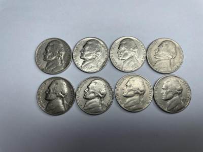 2024年集古藏今外币拍卖第九期-第2场—（总第82拍） - 5美分8枚