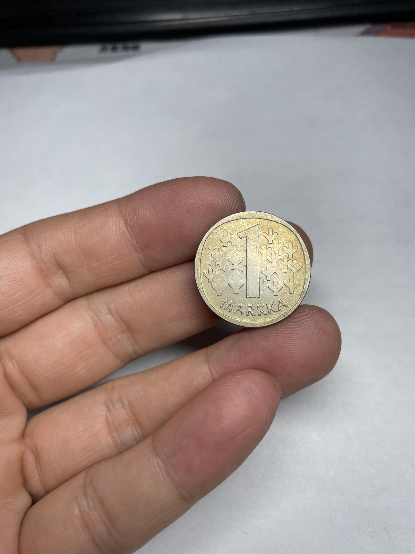 2024年集古藏今外币拍卖第九期-第3场—（总第83拍） 1971年芬兰1马克