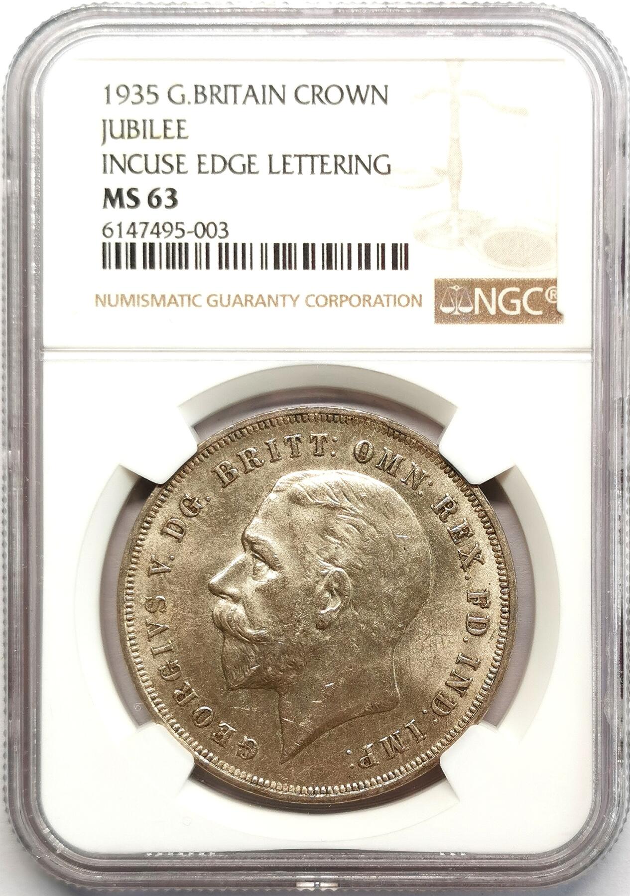 凡希社世界钱币微拍第二百七十三期 1935英国乔五木马马剑NGC-MS63