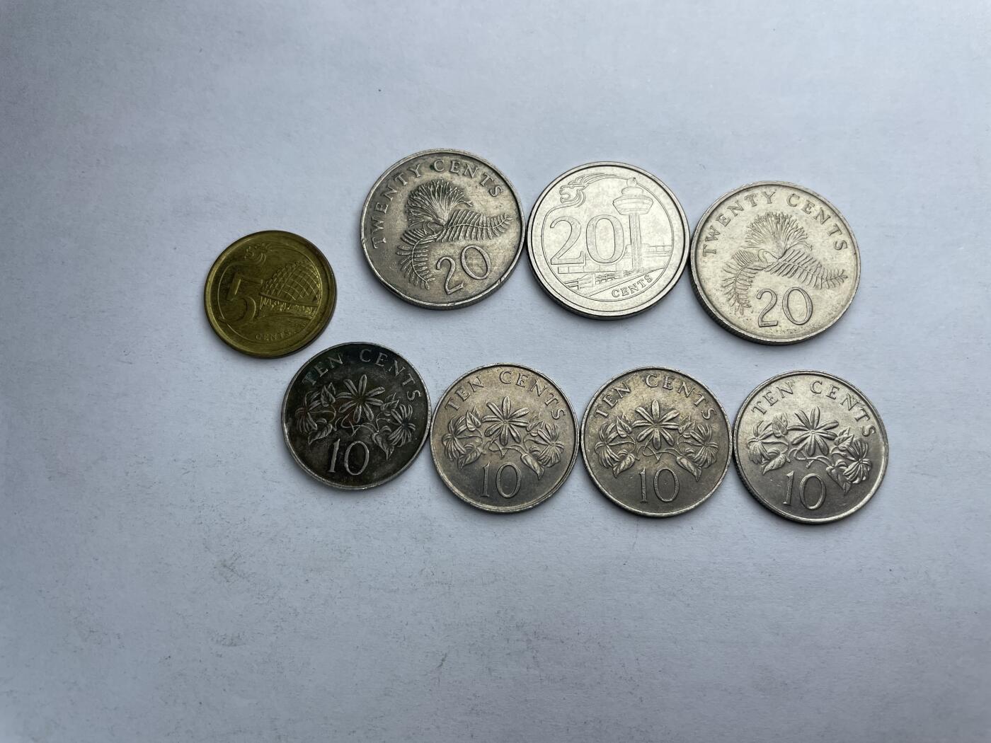 2024年集古藏今外币拍卖第九期-第3场—（总第83拍） 新加坡8枚