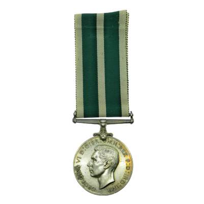 勋章奖章交易所6月15日麦稀奇展会拍卖 - 英国皇家海军预备役长期服役奖章，乔治六世版，银质