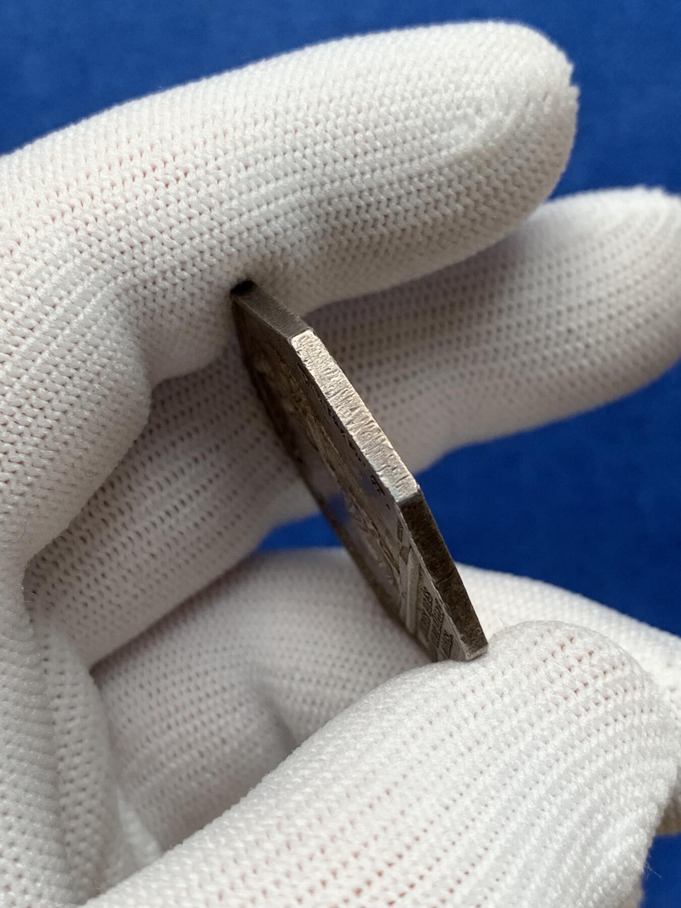 《竞宝斋》第281场- 周日，周一 ，周二3场连拍 （全场包邮） 法国巴黎上诉法院一审八角银质jeton，15.40g，33.3mm，早期无边铭