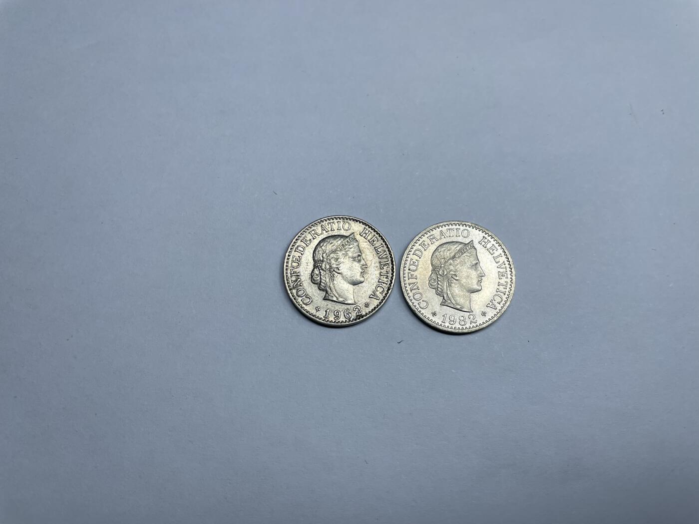 2024年集古藏今外币拍卖第九期-第2场—（总第82拍） 瑞士10分2枚