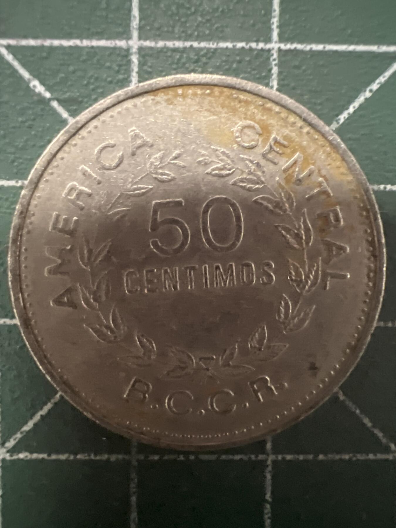 第667期 硬币专场 （无押金，捡漏，全场50包邮，偏远地区除外，接收代拍业务，本店十天发一次货） 哥斯达黎加50分 1976年