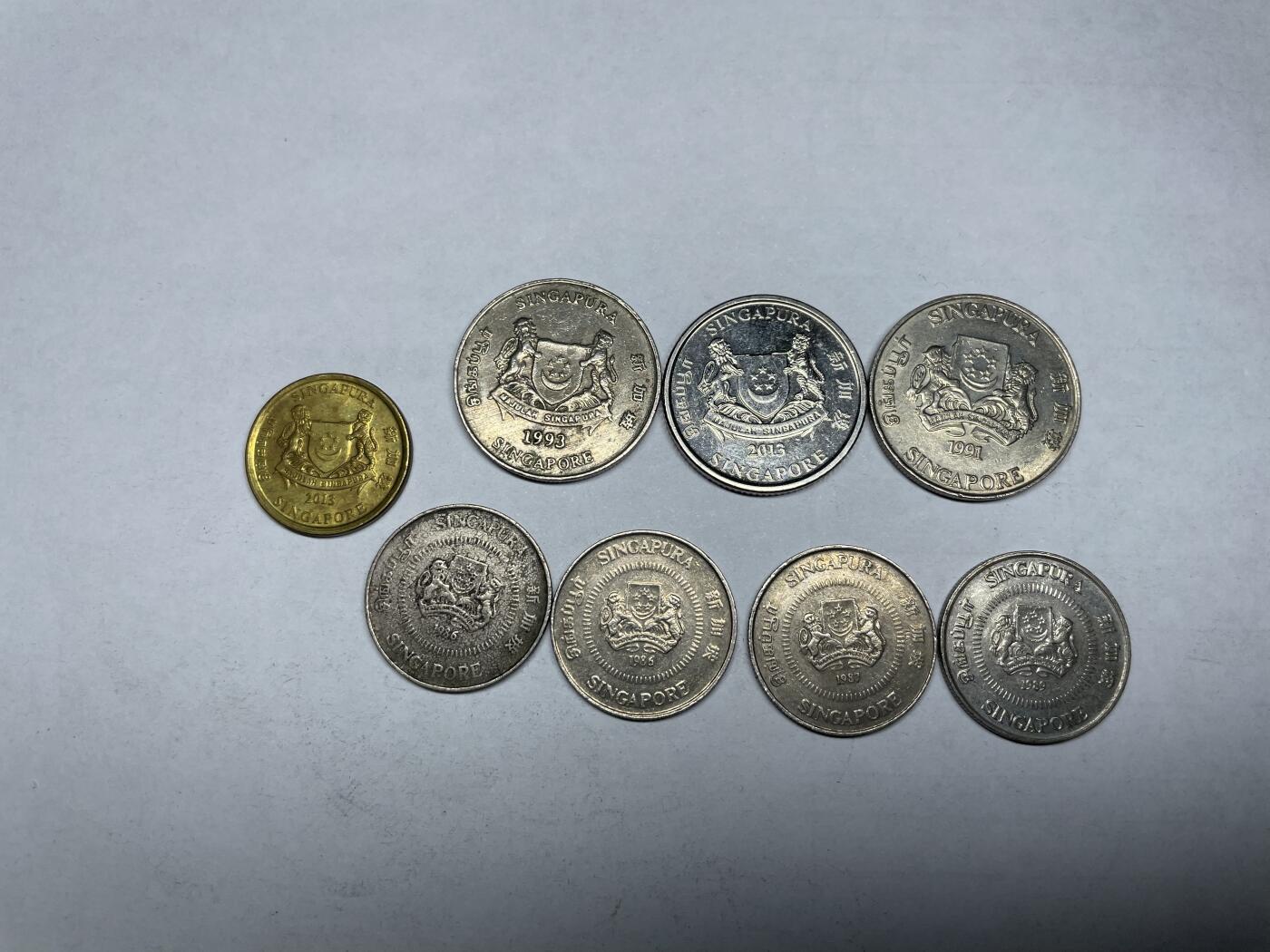 2024年集古藏今外币拍卖第九期-第3场—（总第83拍） 新加坡8枚